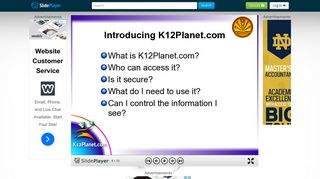 Introducing K12Planet.com What is K12Planet.com? Who can ...