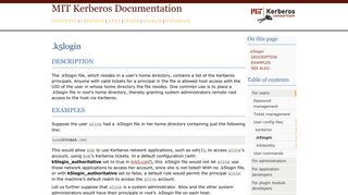 .k5login — MIT Kerberos Documentation