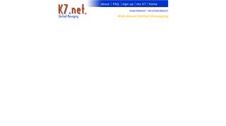 K7 Unified Messaging, free Fax and voicemail to email. - K7.net