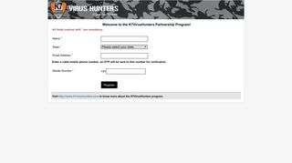 virushunter registration successful - K7 Computing