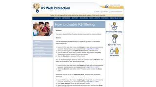 How to disable K9 filtering | K9 Web Protection - Free Internet Filter ...
