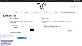 Yon-Ka: Customer Login - Yon-Ka Paris
