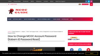 How to Change MCOC Account Password (Kabam ID ... - MCOC GUIDE
