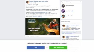 Dragons of Atlantis: Heirs of the Dragon - Facebook