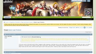 Kabam Login Problems - Page 3 - GaeaMobile