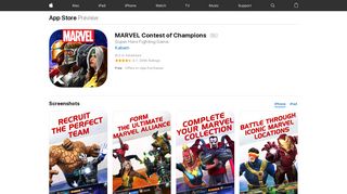 MARVEL Contest of Champions on the App Store - iTunes - Apple