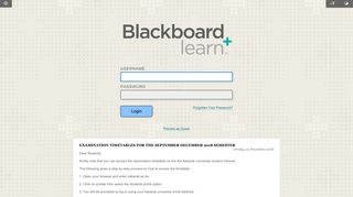 Blackboard Learn - Kabarak University