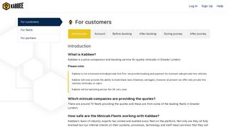 For customers - Kabbee Site