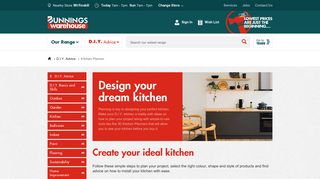 Kitchen Planner | DIY Advice From Bunnings | Bunnings Warehouse