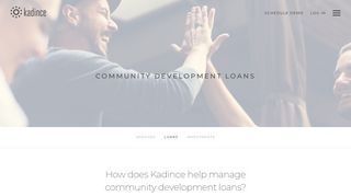 Community Development Loans - Kadince