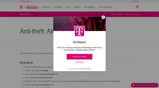 Anti-theft: Alcatel GO Flip | T-Mobile Support