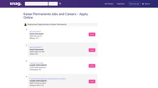 Kaiser Permanente Job Applications | Apply Online at Kaiser ...