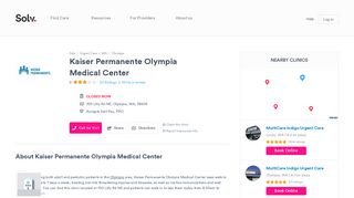 Kaiser Permanente Olympia Medical Center - Book Online - Urgent ...