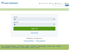 Members sign-on - Kaiser Permanente