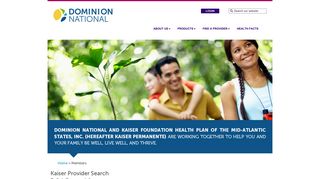 Kaiser Permanente - Dominion National