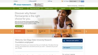 Kaiser Permanente® | Home | San Diego State University Research ...