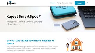 Internet Access Outside the Classroom | Kajeet SmartSpot®