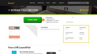 Welcome to Intranet.kaltire.com - Your e.HR LaunchPad