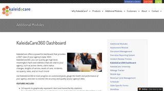 KaleidaCare360 Dashboard - Kaleidacare