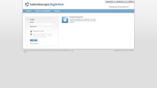 Kaleidescape Logistics - Login