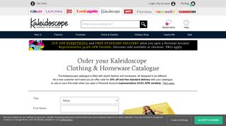 Order Your Free Catalogue for Home Shopping | Kaleidoscope
