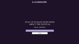 2019 Signup - Kaleidoscope