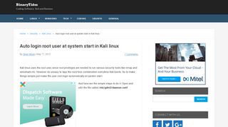 Auto login root user at system start in Kali linux – BinaryTides