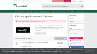 Kalixa Prepaid Mastercard Reviews and Feedback from Real Members
