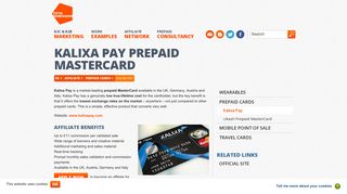 Kalixa Pay Prepaid MasterCard | Fifth Dimension