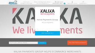 Accept Payments Online via Kalixa Payments Group | Compare all ...