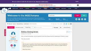 Kalixa closing down - MoneySavingExpert.com Forums