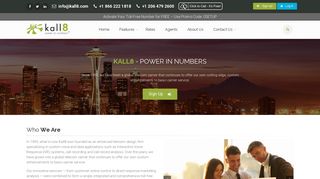 Vanity, 1 800 Numbers, & Toll Free Phone Services - Kall8 About Us
