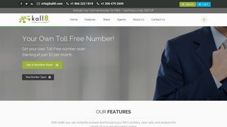 Kall8 : Vanity, 1 800 Numbers, & Toll Free Phone Services - Home