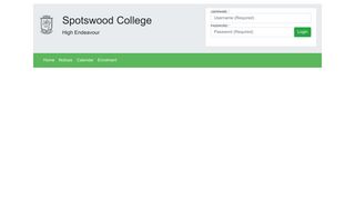 KAMAR Portal - Spotswood College