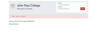 KAMAR Parent Portal - John Paul College