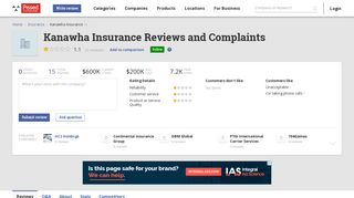 15 Kanawha Insurance Reviews and Complaints @ Pissed Consumer