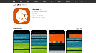 Kanbana on the App Store - iTunes - Apple