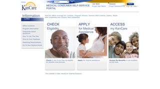 medical consumer self-service portal - KanCare