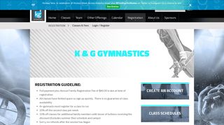 Registration - K & G Gymnastics