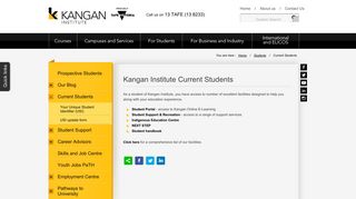 Current Students - Kangan Institute