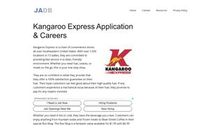 Kangaroo Express Application - Careers - (APPLY NOW)