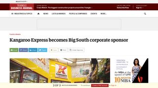 The Pantry's Kangaroo Express brand becomes Big South corporate ...