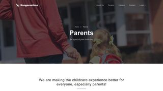 Parents - Kangarootime | Childcare Management Software Solution