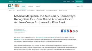 Medical Marijuana, Inc. Subsidiary Kannaway® Recognizes First-Ever ...