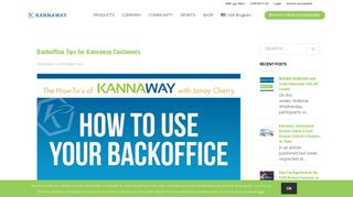 Backoffice – Kannaway