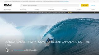 Kanoa Igarashi: Why I Now Represent Japan and Not the USA ...
