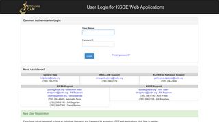 User Login for KSDE Web Applications - Kansas State Department of ...
