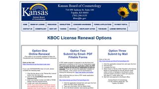 Kansas Board of Cosmetology - Kansas.gov