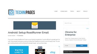 Android: Setup RoadRunner Email - Technipages
