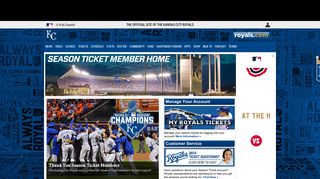 Season Ticket Member Home | Kansas City Royals